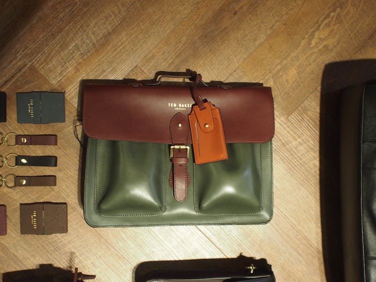 Ted Baker Harlemm Mixed Leather Satchel