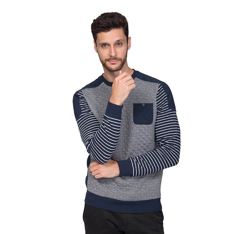 10 items you need: quilted crew neck sweater