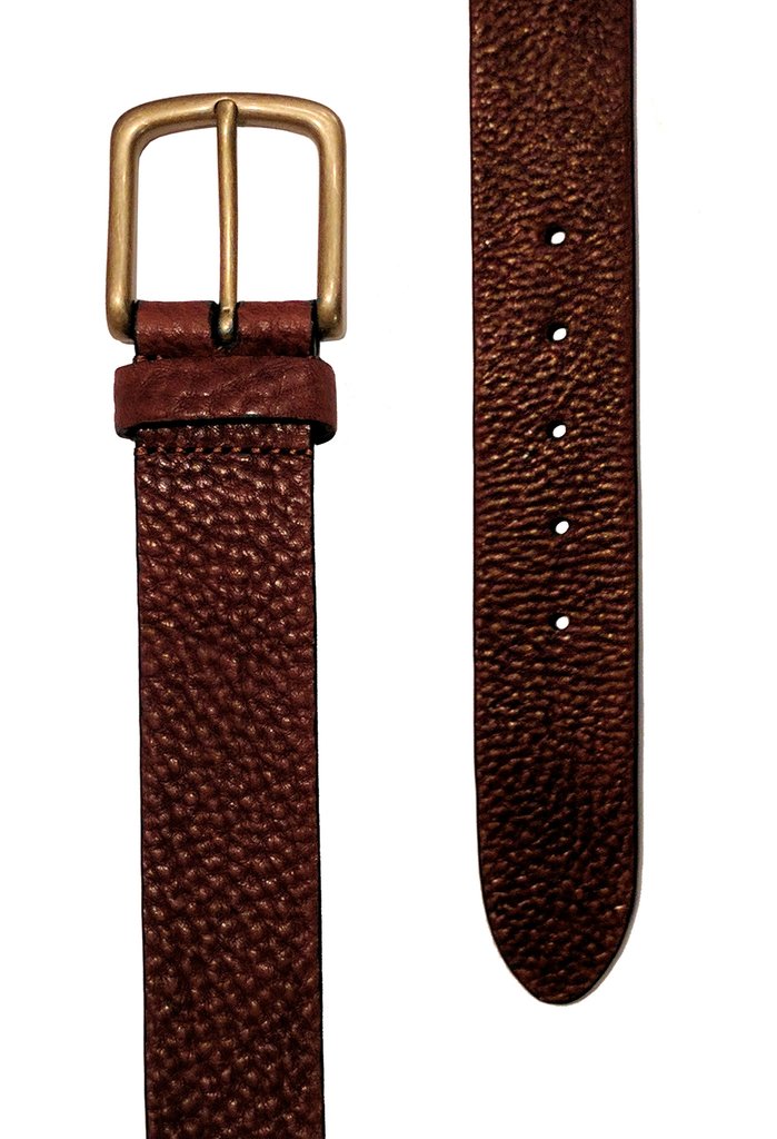 andersons brown textured leather belt