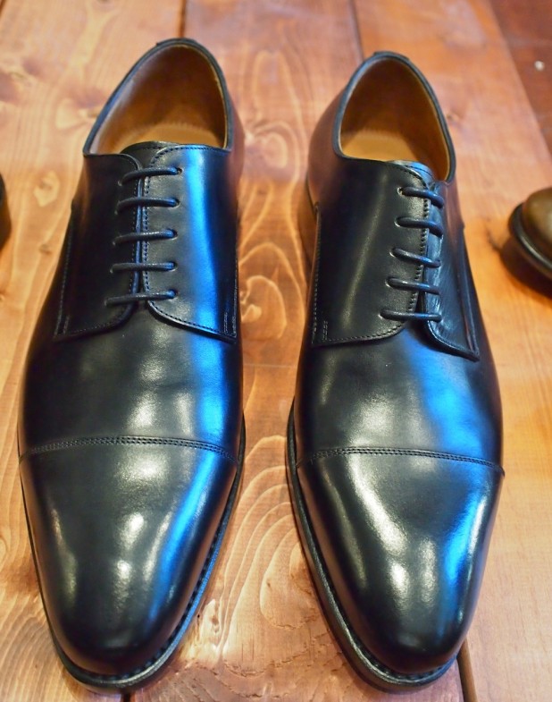 Prime Shoes Bergamo Box Calf Leather Shoe: $375
