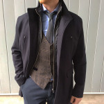 New Arrivals J.Lindeberg - Gavin Compact Melton Coat