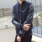 Outclass - Wool Leather Mix Bomber $565
