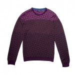 <a href="http://shop.gotstyle.ca/ted-baker-zano-ombre-pattern-crew-neck-sweater/dp/59040">Ted Baker Zano Ombre Sweater $199</a>