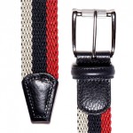 <a href="http://shop.gotstyle.ca/andersons-3-stripe-stretch-woven-belt/dp/46977">Anderson's 3 Stripe Woven Belt $195</a>