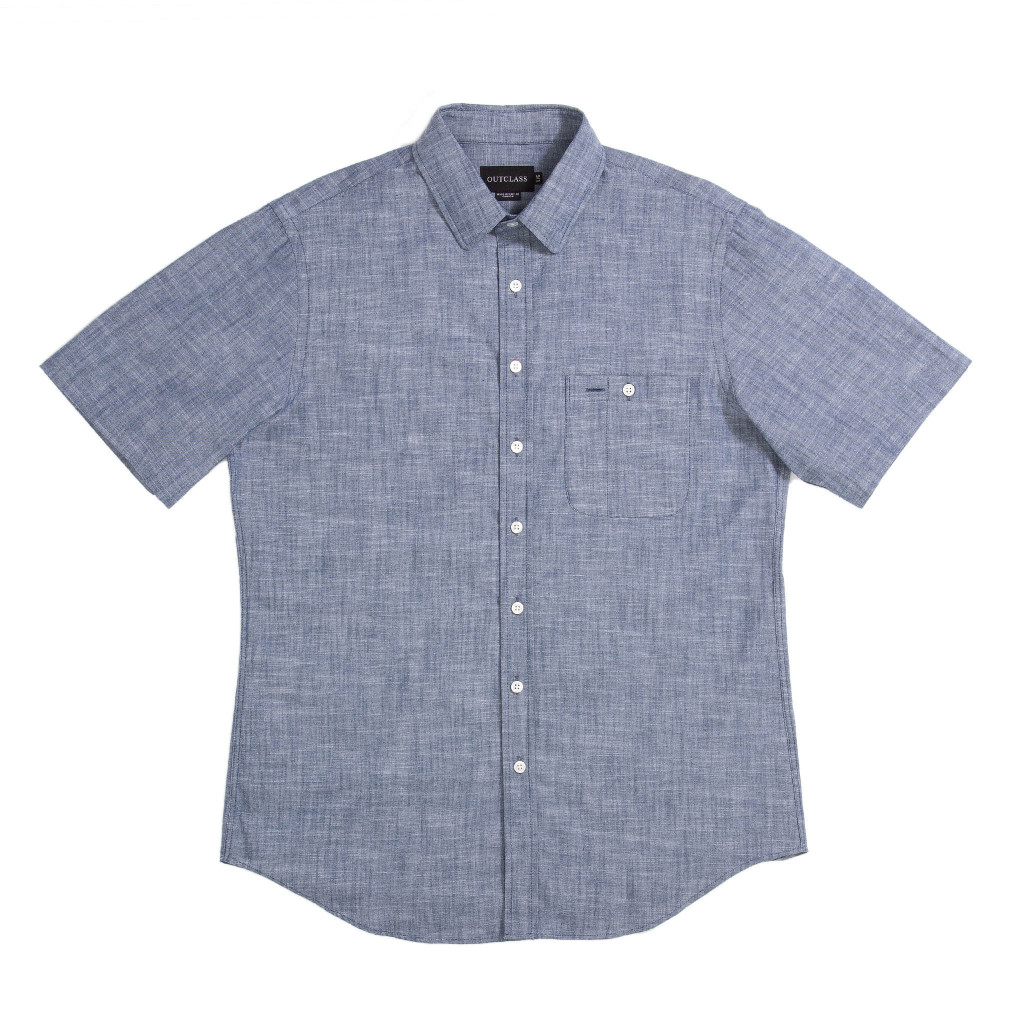 <a href=“http://shop.gotstyle.ca/outclass-chambray-utility-ss-shirt-w-chest-pocket/dp/66633”>Blue Chambray Shirt</a>