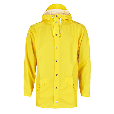 Rains yellow raincoat transitional outerwear