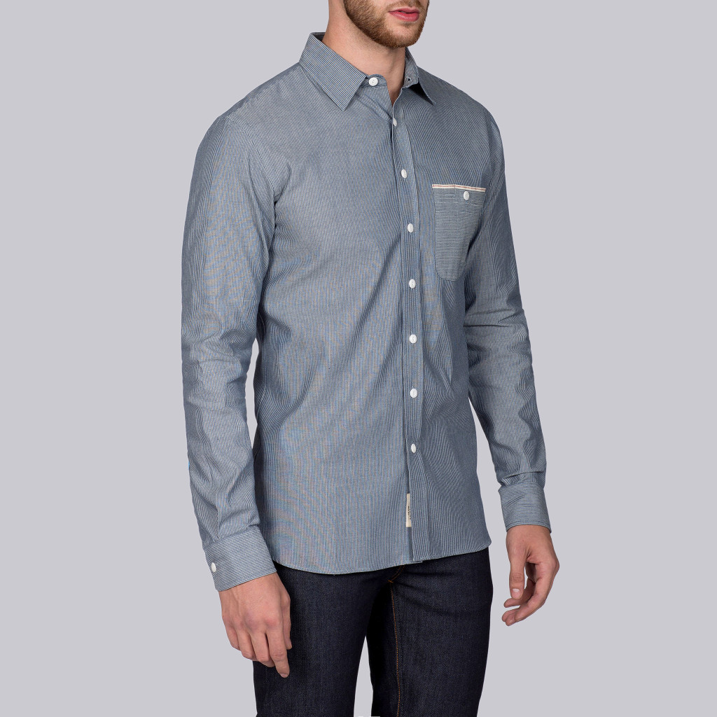 <a href="http://shop.gotstyle.ca/outclass-selvedge-chambray-stripe-ls-shirt-w-button-chest-pocket/dp/66638">Selvedge Chambray Stripe Shirt</a>