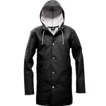 Stutterheim black raincoat transitional outerwear