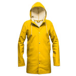 Stutterheim yellow raincoat transitional outerwear