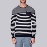 <a href="https://shop.gotstyle.ca/blue-industry-stripe-crew-neck-sweater-w-chest-pocket/dp/66498">Blue Industry - Stripe Crew Neck Sweater $135</a>