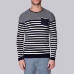 <a href="https://shop.gotstyle.ca/blue-industry-stripe-crew-neck-sweater-w-chest-pocket/dp/66498">Blue Industry - Stripe Crew Neck Sweater $135</a>