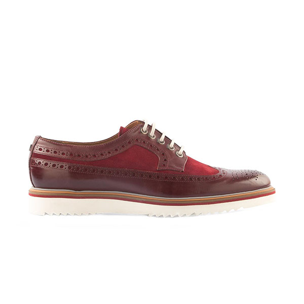 paradigma-shoes-brogue-extralight-red | GOTSTYLE